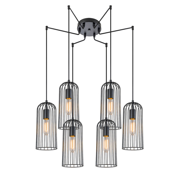 Escada 10198/6 E27*60W Black