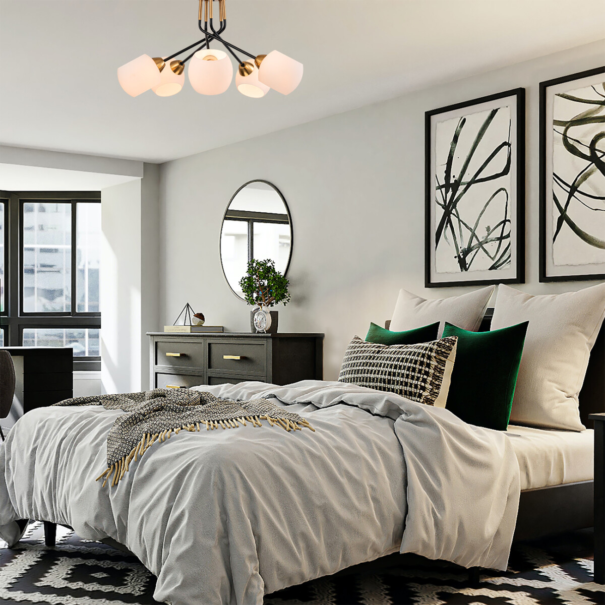 Escada 2113/5P E27*40W Copper/Black — изображение 5