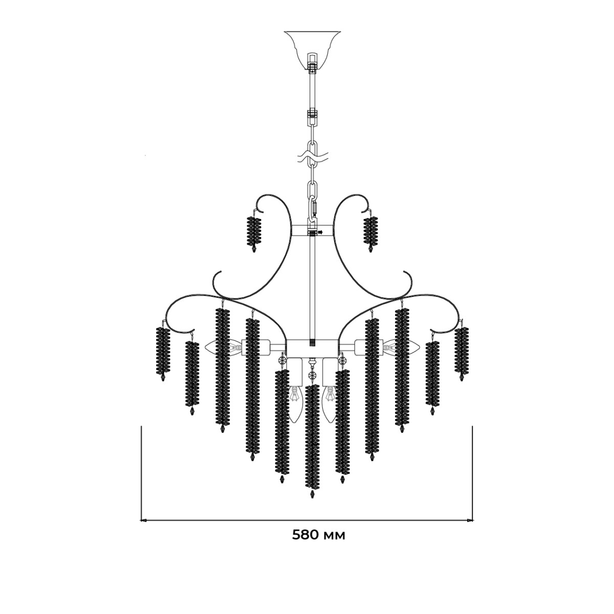 Escada 2108/8P E14*40W Gold — изображение 6