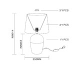 Escada 10195/L E27*40W Grey — изображение 5
