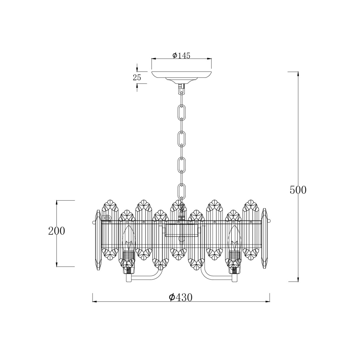 Escada 2111/6S E14*40W Chrome — изображение 6