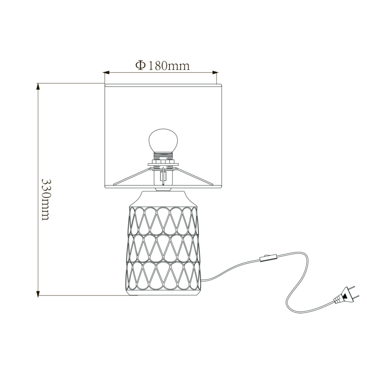 Escada 10203/L E14*40W Grey — изображение 4
