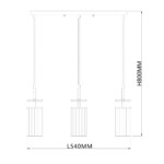 Escada 10191/3S E14*40W Black — изображение 7