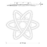 Escada 10245/3 LED*140W White — изображение 7