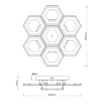 Escada 10204/7 LED*130W White — изображение 7