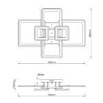 Escada 10286/6 LED*154W White — изображение 7