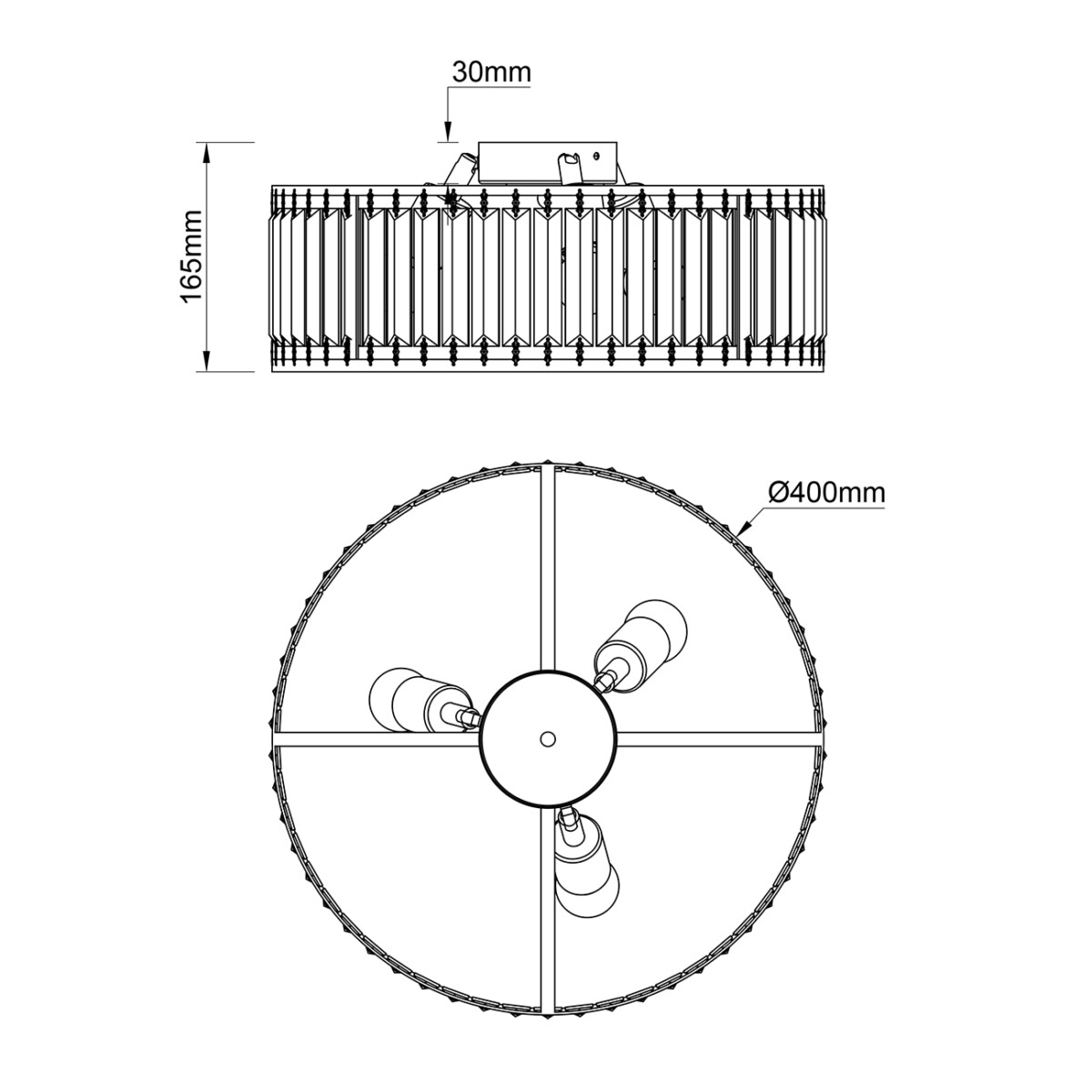 Escada 2116/3 E27*40W Gold — изображение 6