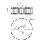 Escada 2116/3 E27*40W Gold — изображение 6