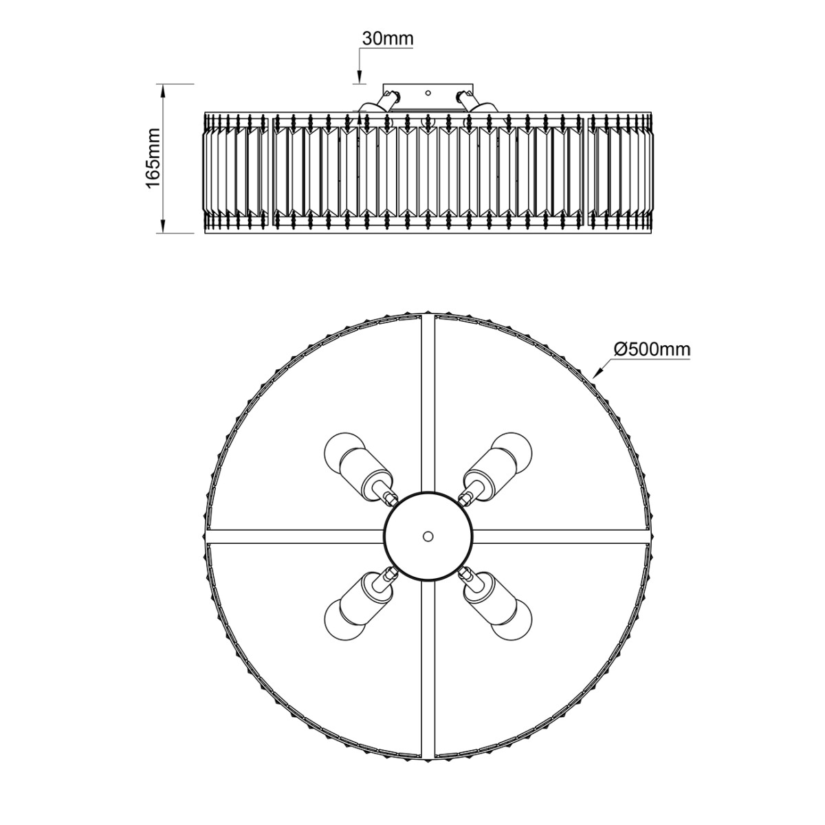 Escada 2116/4 E27*40W Gold — изображение 6