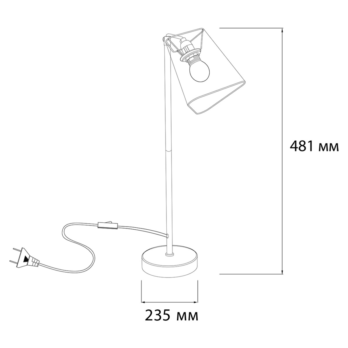 Escada 10185/L E14*40W Black — изображение 4