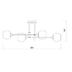 Escada 1138/8P E27*40W Chrome — изображение 6