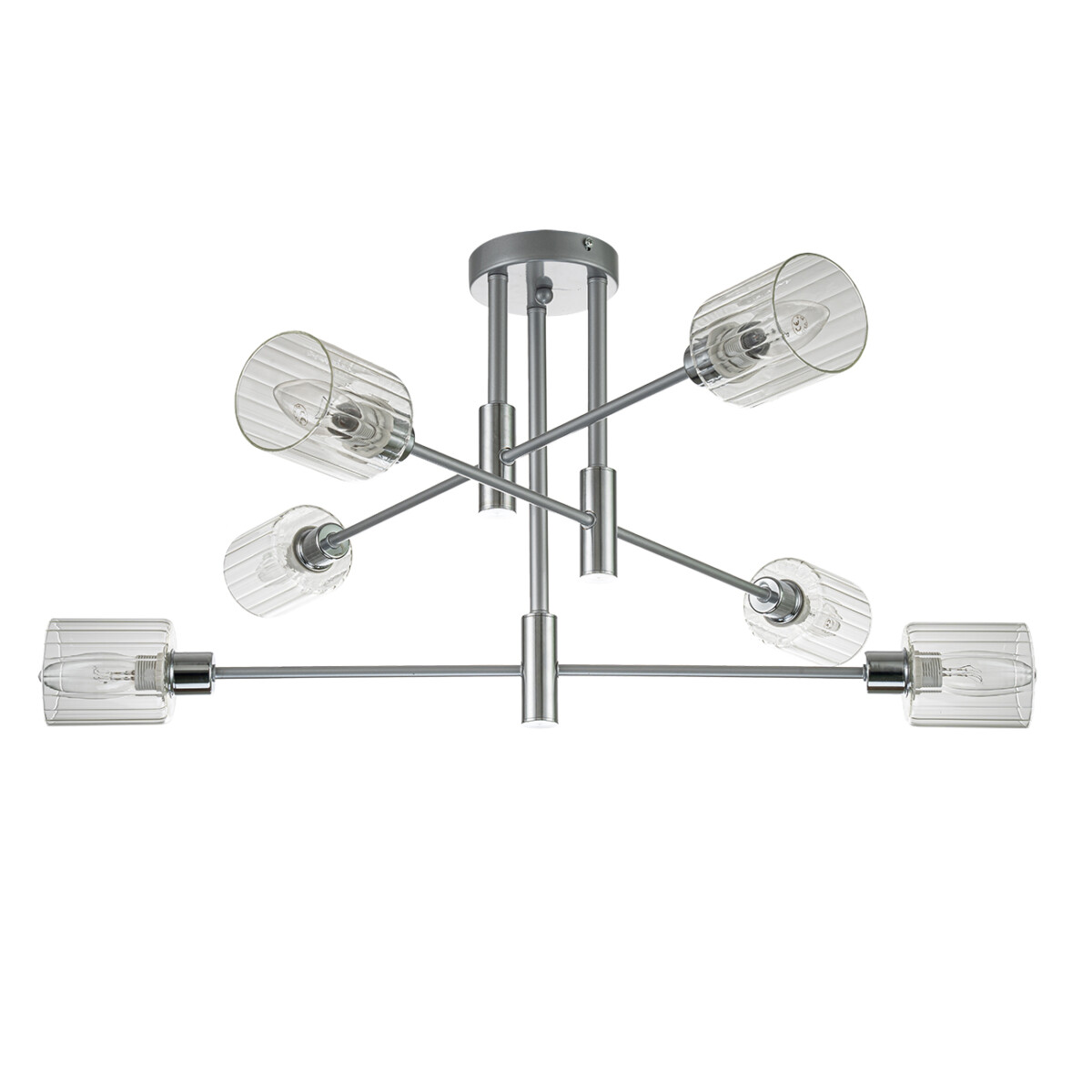 Escada 1140/6P E14*40W Silver/Chrome — изображение 2