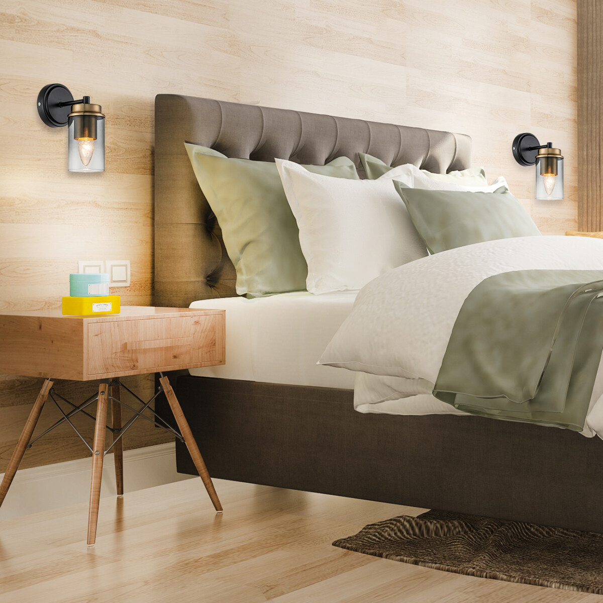 Escada 2118/1A E14*40W Black/Brass — изображение 4