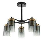 Escada 2118/5P E14*40W Black/Brass — изображение 2