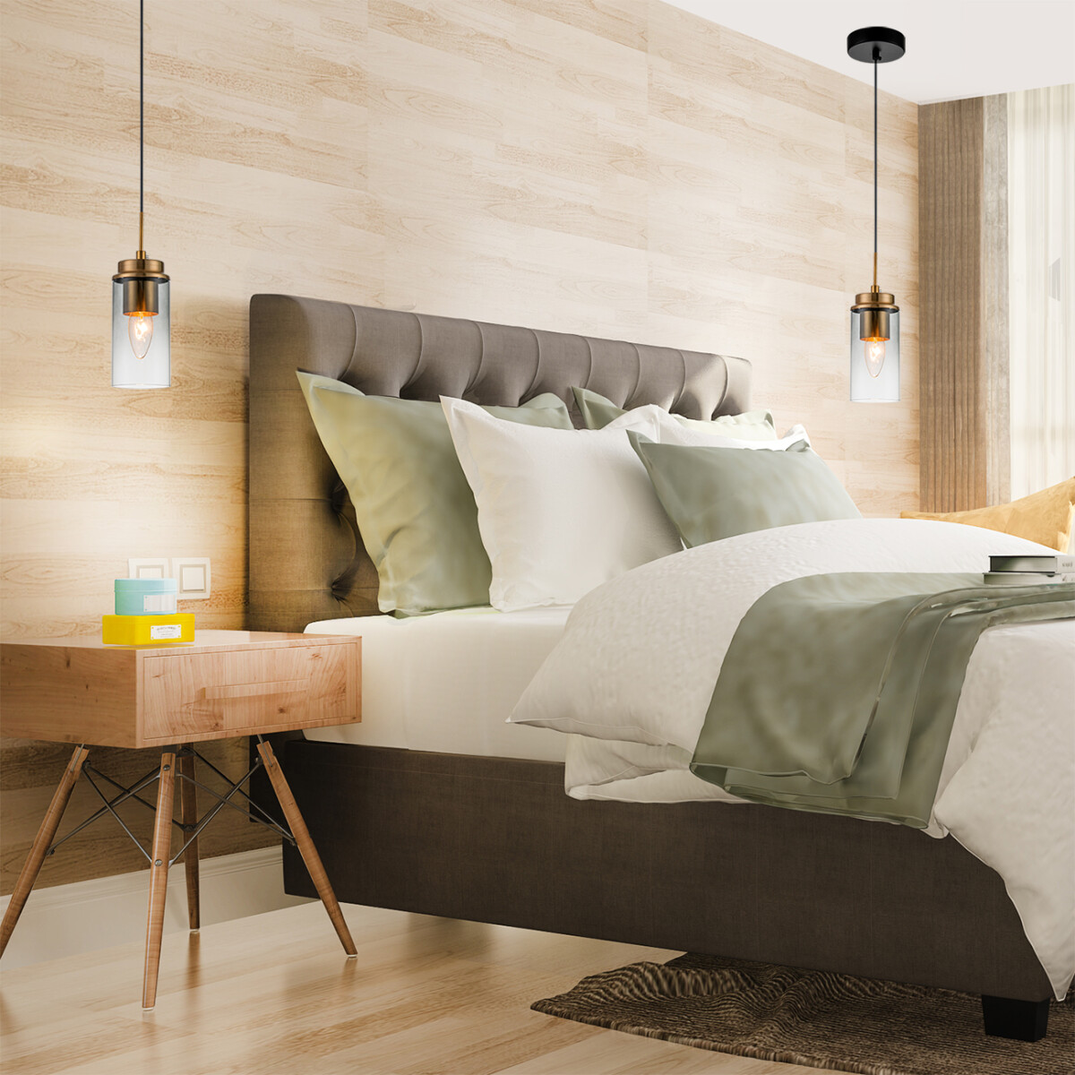 Escada 2118/1S E14*40W Black/Brass — изображение 5