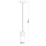 Escada 2118/1S E14*40W Black/Brass — изображение 6