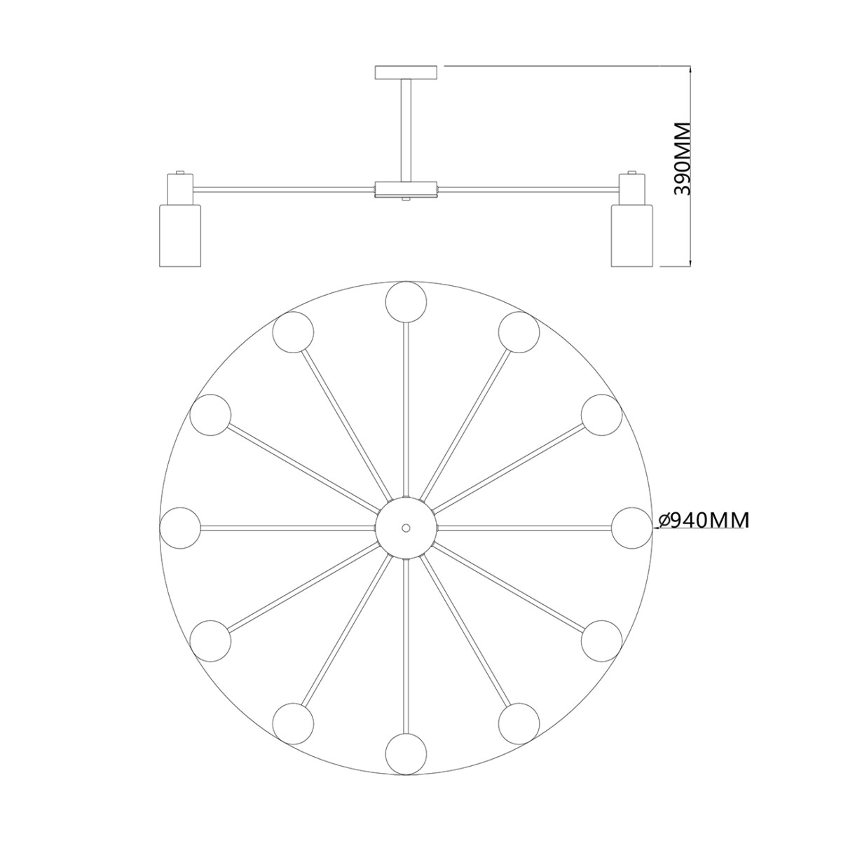 Escada 2120/12P E14*40W Black — изображение 6