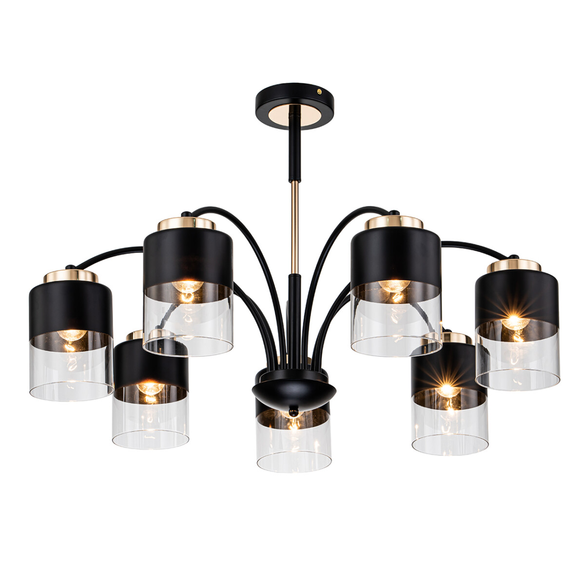 l108440 Escada 2121/7P E27*40W Black/Gold — изображение 1