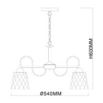Escada 1125/5PL E27*40W Brass — изображение 6