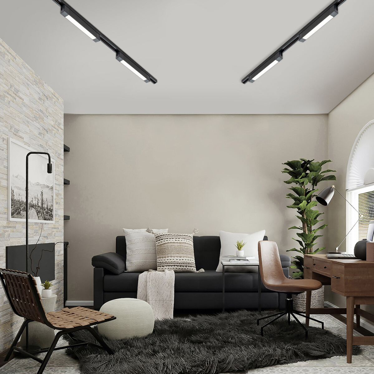 Escada 20001TRU/01LED 20W 4000K черный матовый — изображение 5