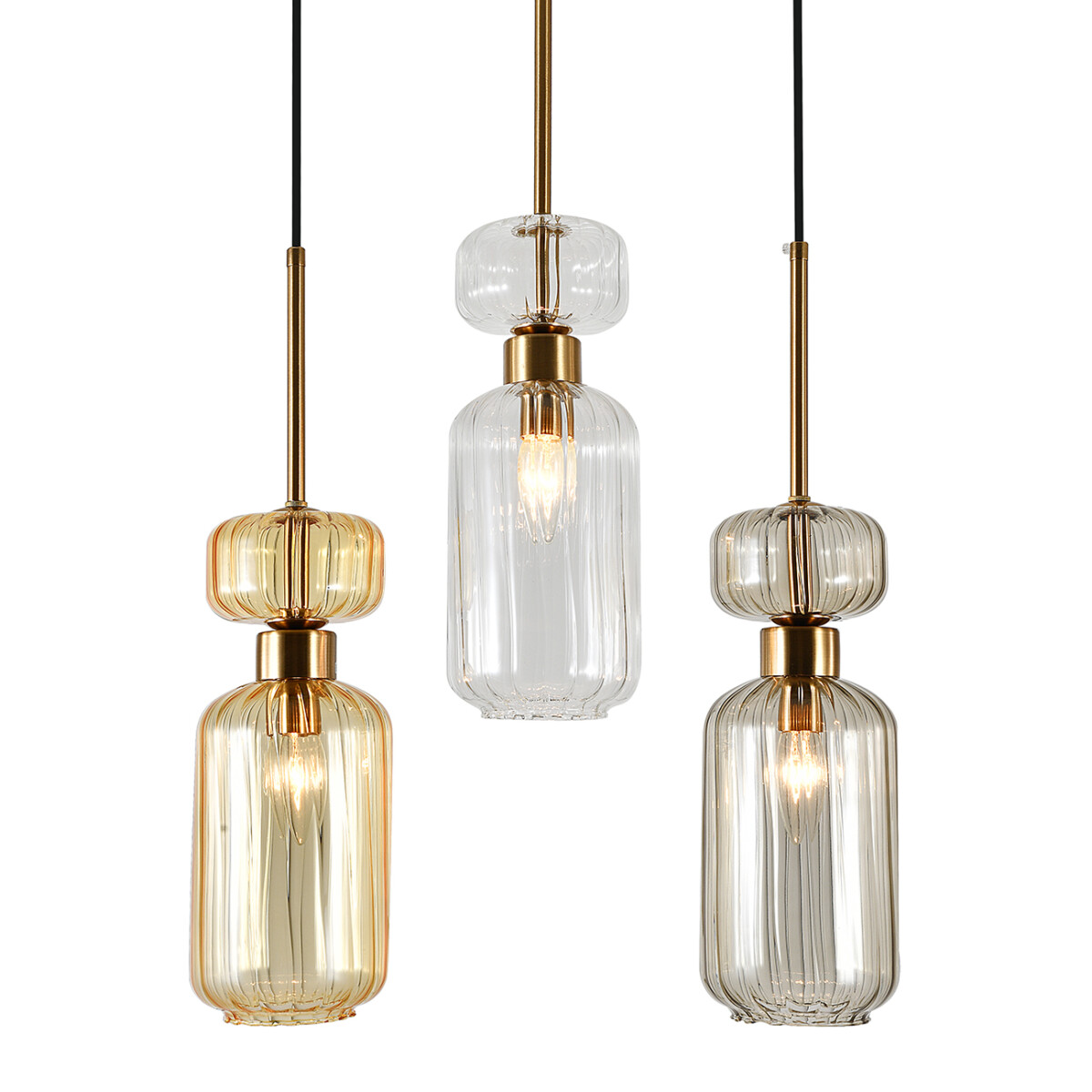 Escada 1141/3S E14*60W Beige/Clear/Amber — изображение 3