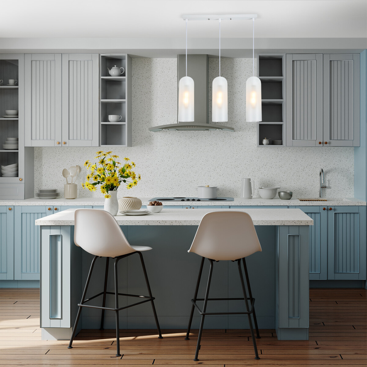 Escada 10195/3S E27*40W White — изображение 5