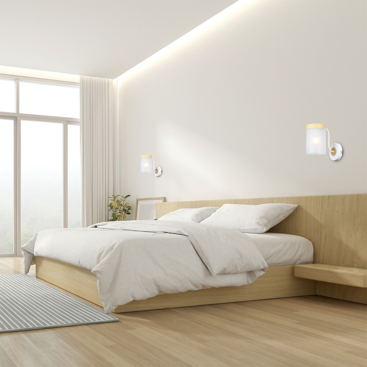 Escada 1172/1A E14*40W White/Wood — изображение 3