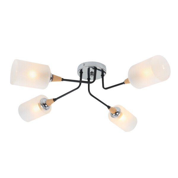 Escada 2101/4P E27*60W Black/Chrome