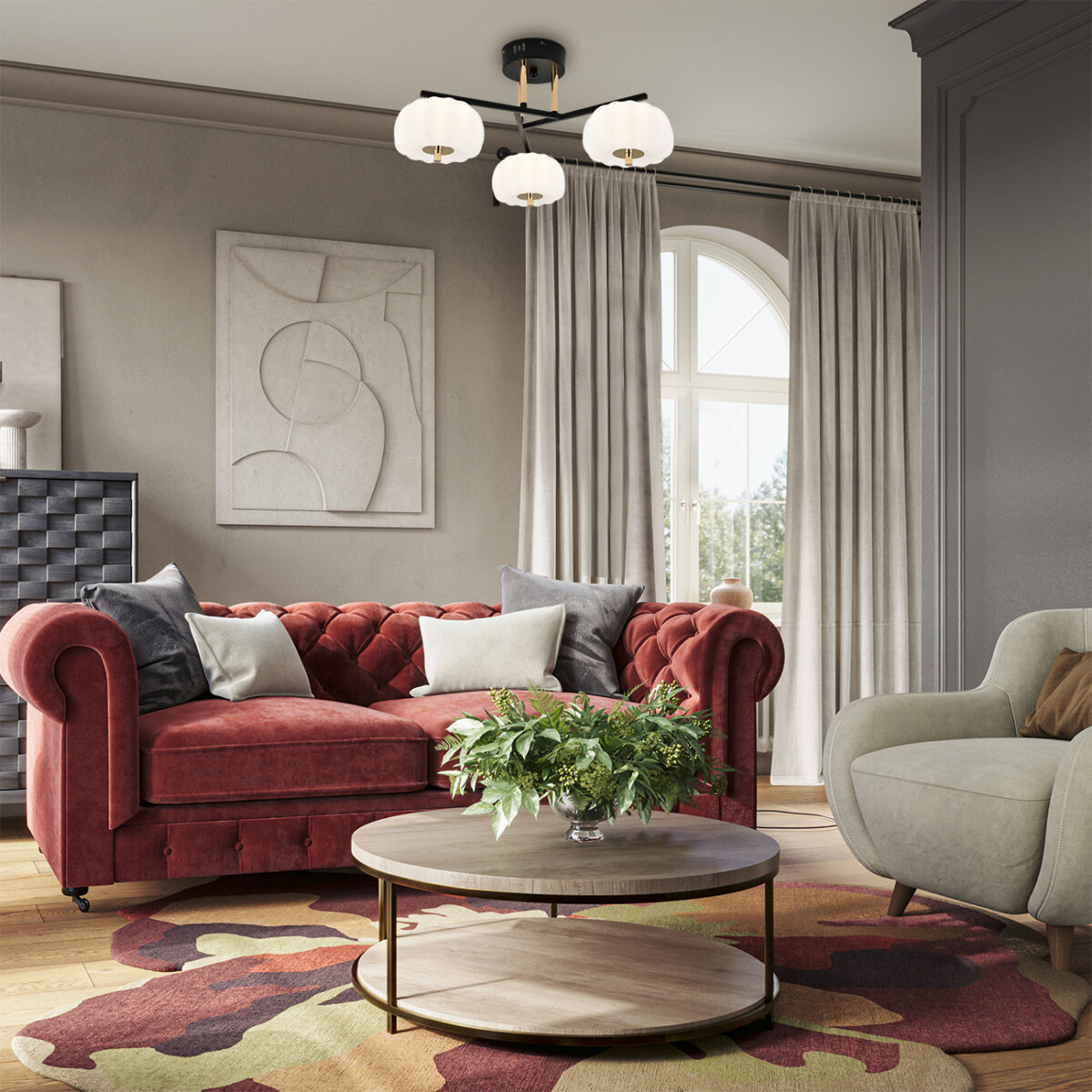 Escada 10301/3 LED*30W Black/Gold — изображение 6