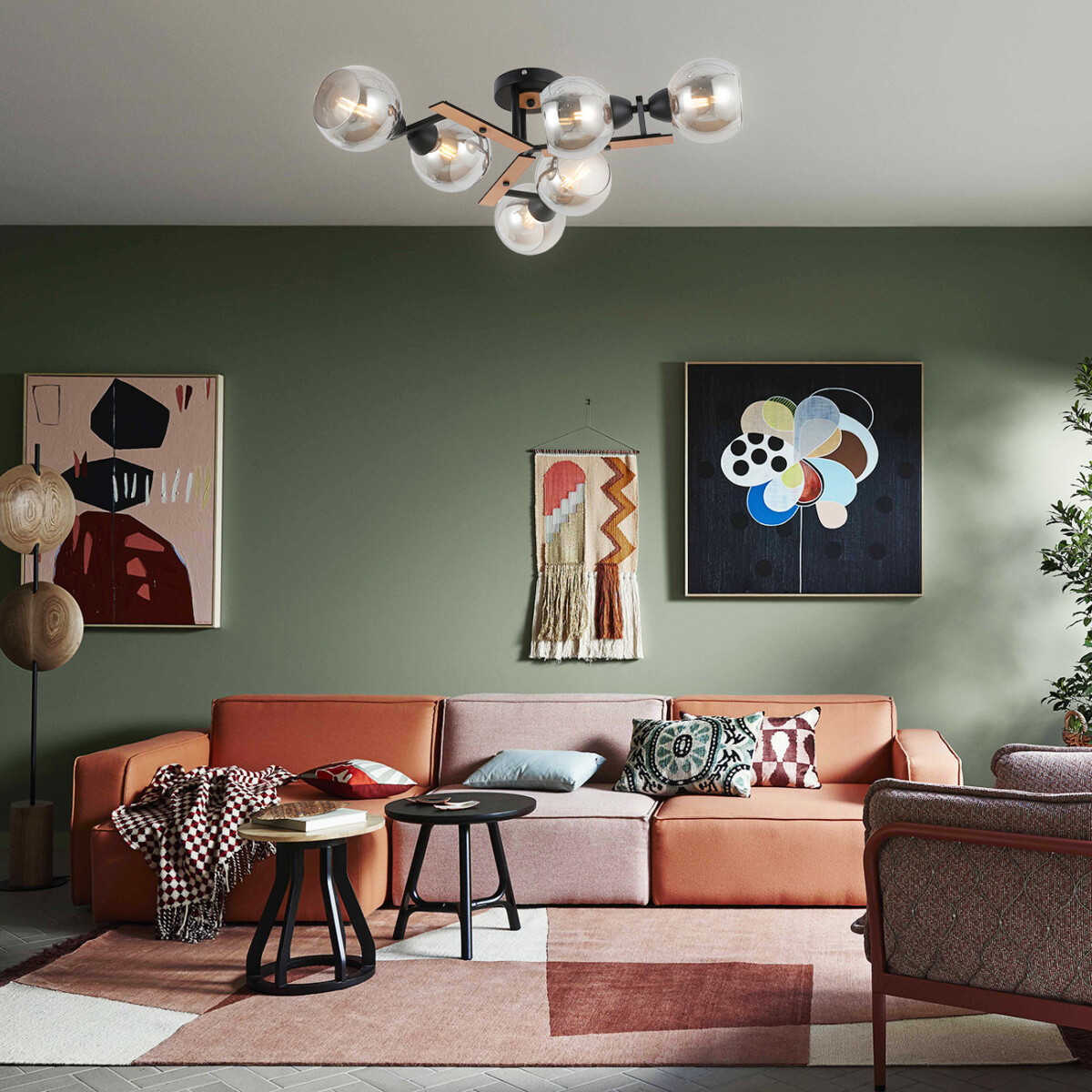 Escada 1102/6P E27*60W Black — изображение 3