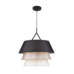 Escada 10187/3S E27*60W Black/Beige/White