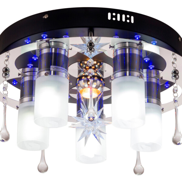 Escada 167/5+1PL E27*40W+MR11*35W+LED Chrome