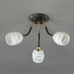 CAMILA 1112/3P 3хЕ27х60W черн ESCADA — изображение 2