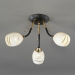 CAMILA 1112/3P 3хЕ27х60W черн ESCADA — изображение 3