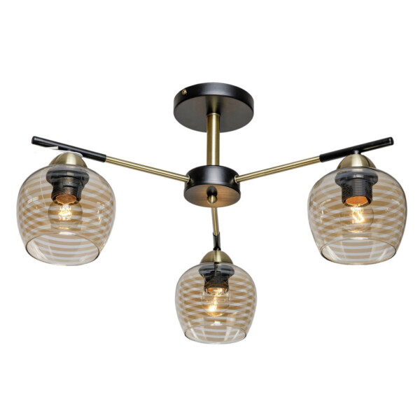 Escada 1123/3P E27*40W Antique brass/Black