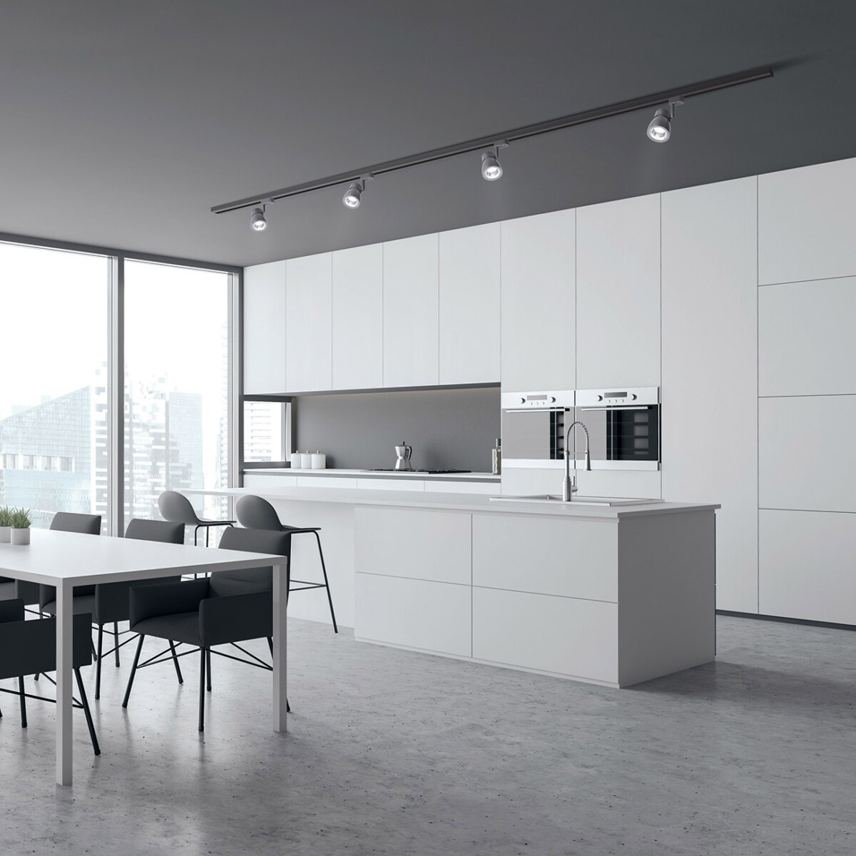 Escada 20035TRA/01 GU10 серебро матовое/хром — изображение 3