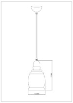 Escada 1101/1 E27*60W Wenge/Bronze — изображение 2