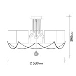 Escada 683/5P E14*40W Chrome — изображение 7