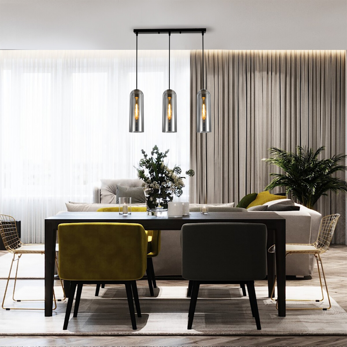 Escada 10195/3S E27*40W Smoke — изображение 5