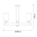 Escada 10166/5PL E14*40W Chrome — изображение 8
