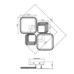 Escada 10255/4 LED*80W White — изображение 7