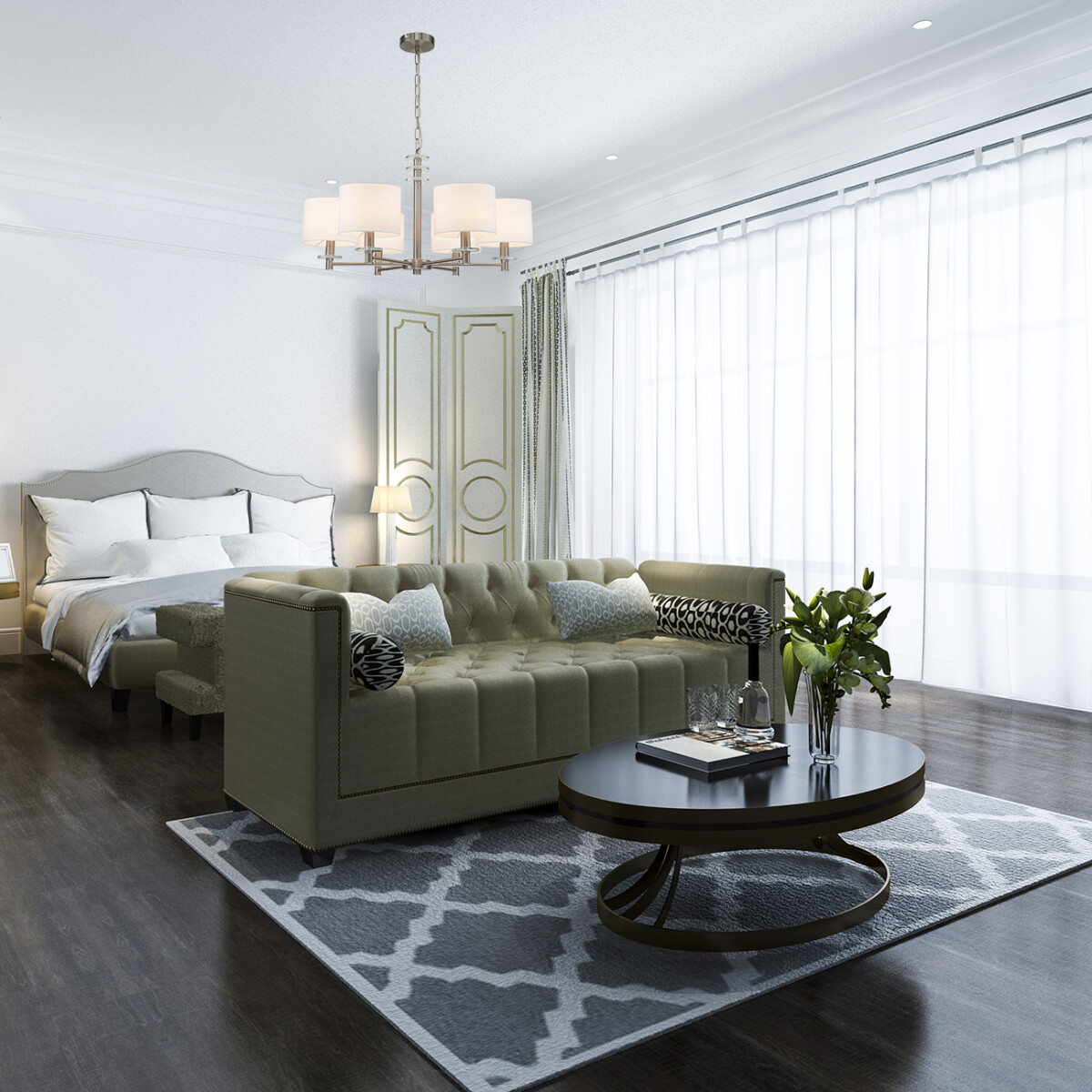 Escada 641/6PL E14*60W Satin nickel — изображение 5