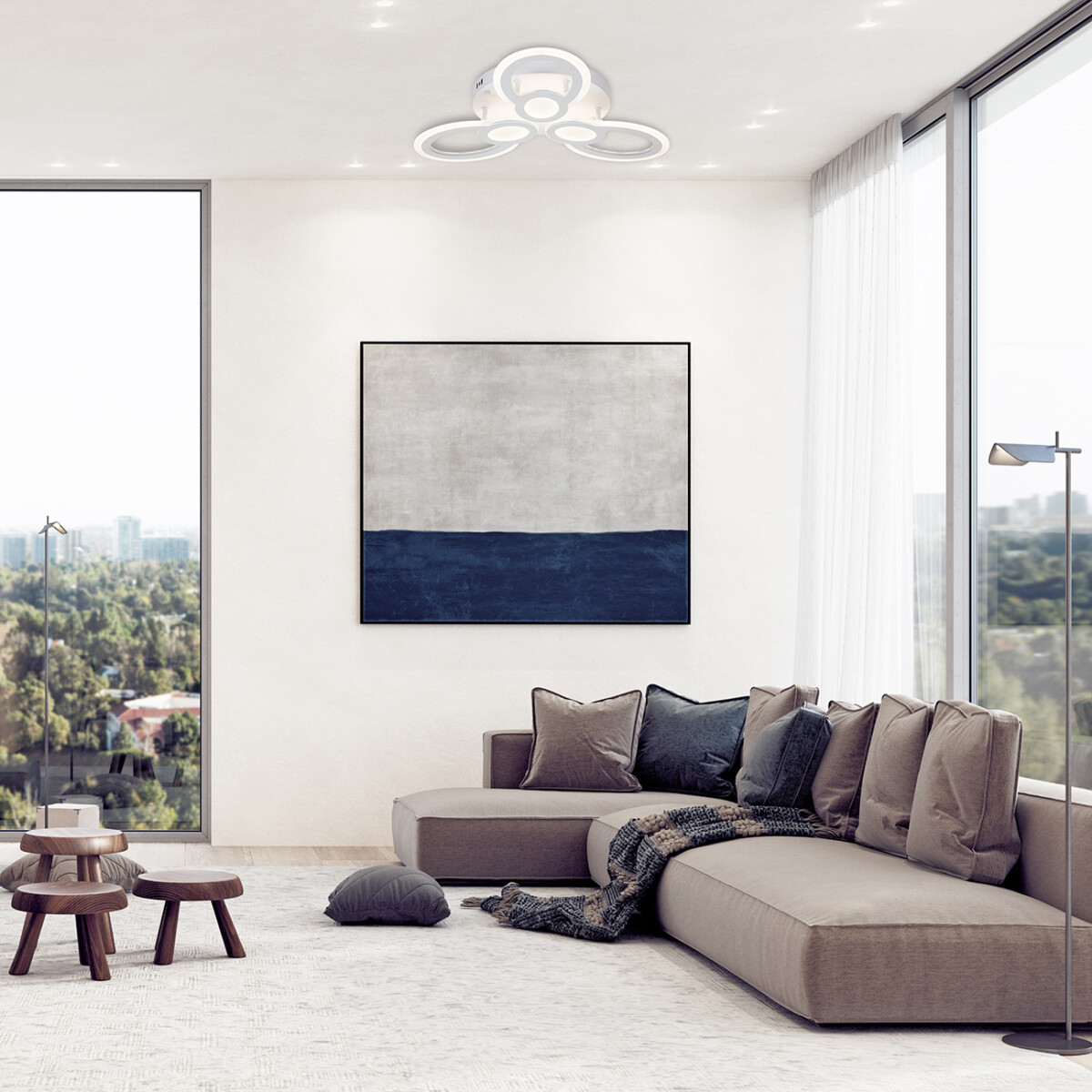 Escada 10269/6 LED*51W White — изображение 7