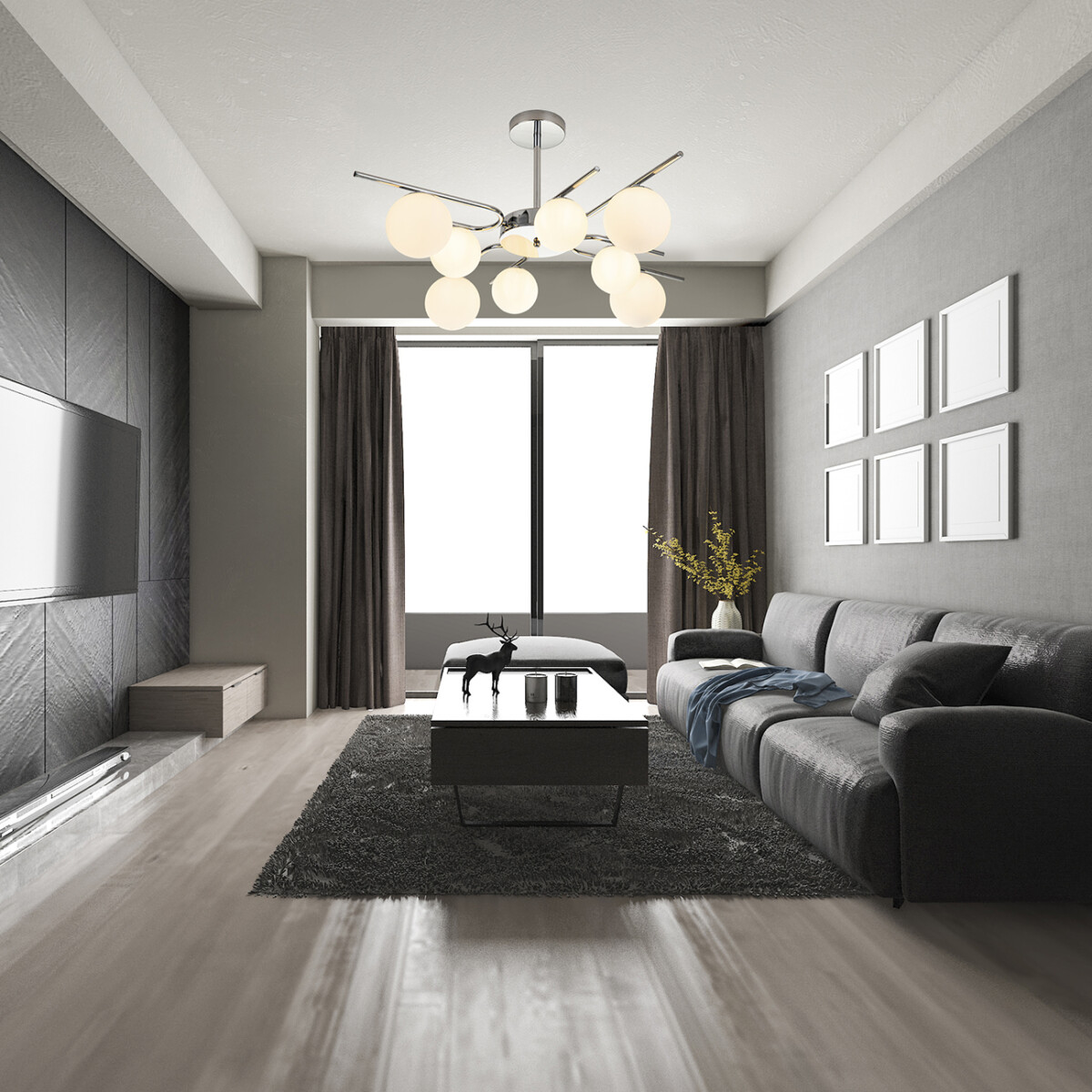 Escada 642/8P G9*40W Silver — изображение 3