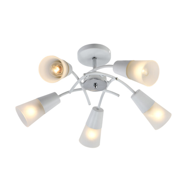 Escada 1109/5P Е14*40W White/Chrome