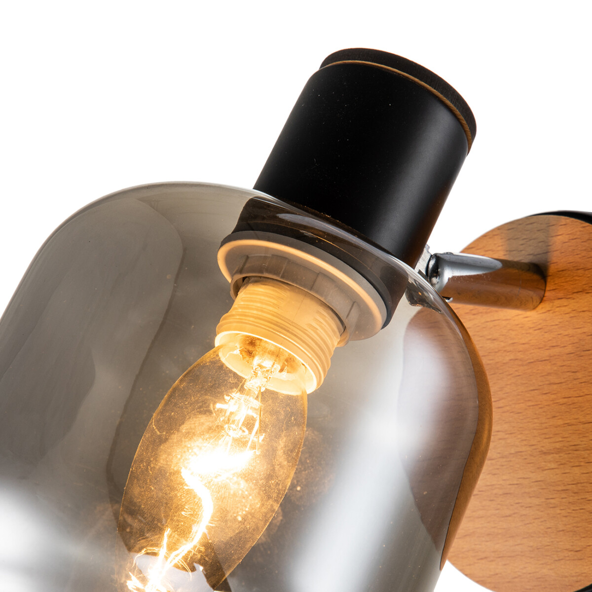 Escada 10177/1A E14*40W Black/Chrome/Wood — изображение 4