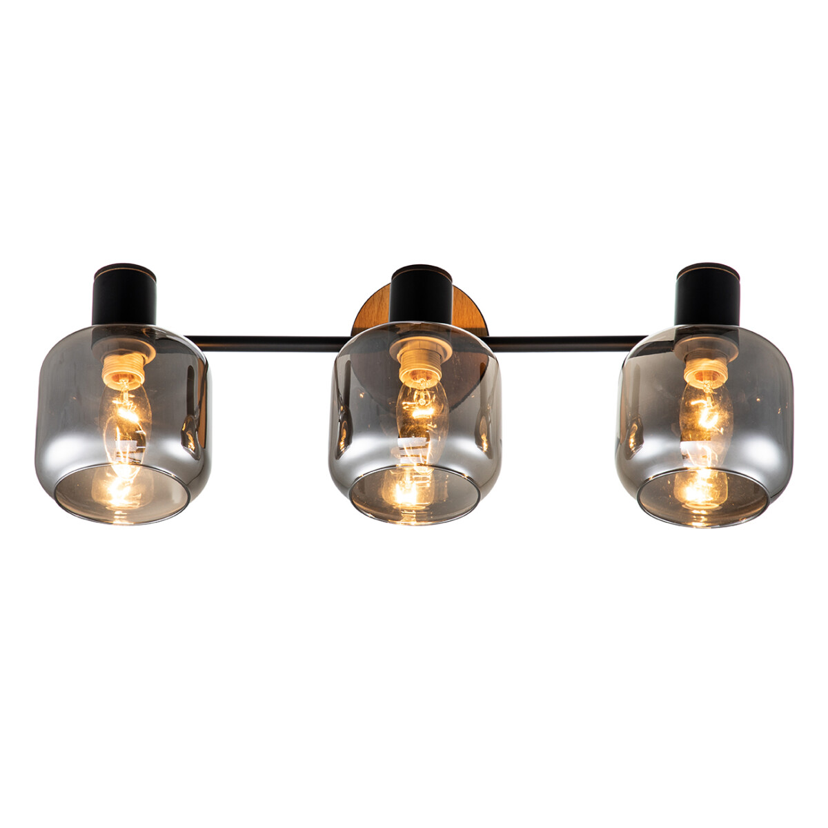 Escada 10177/3A E14*40W Black/Chrome/Wood — изображение 3