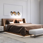 Escada 10177/3A E14*40W Black/Chrome/Wood — изображение 5