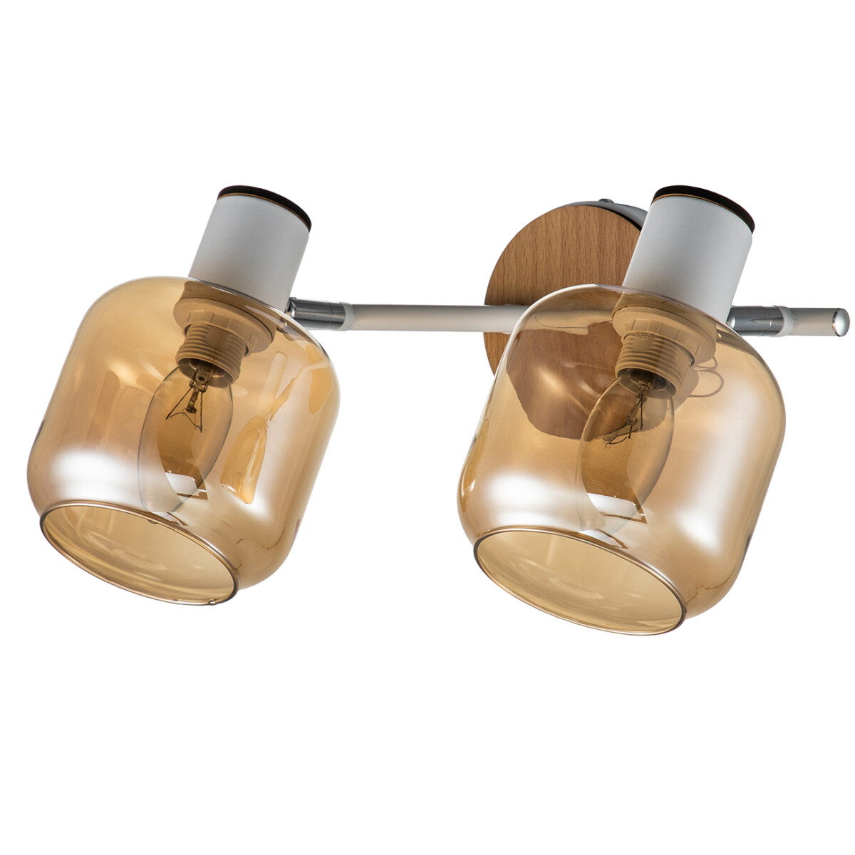 Escada 10177/2A E14*40W White/Chrome/Wood — изображение 2