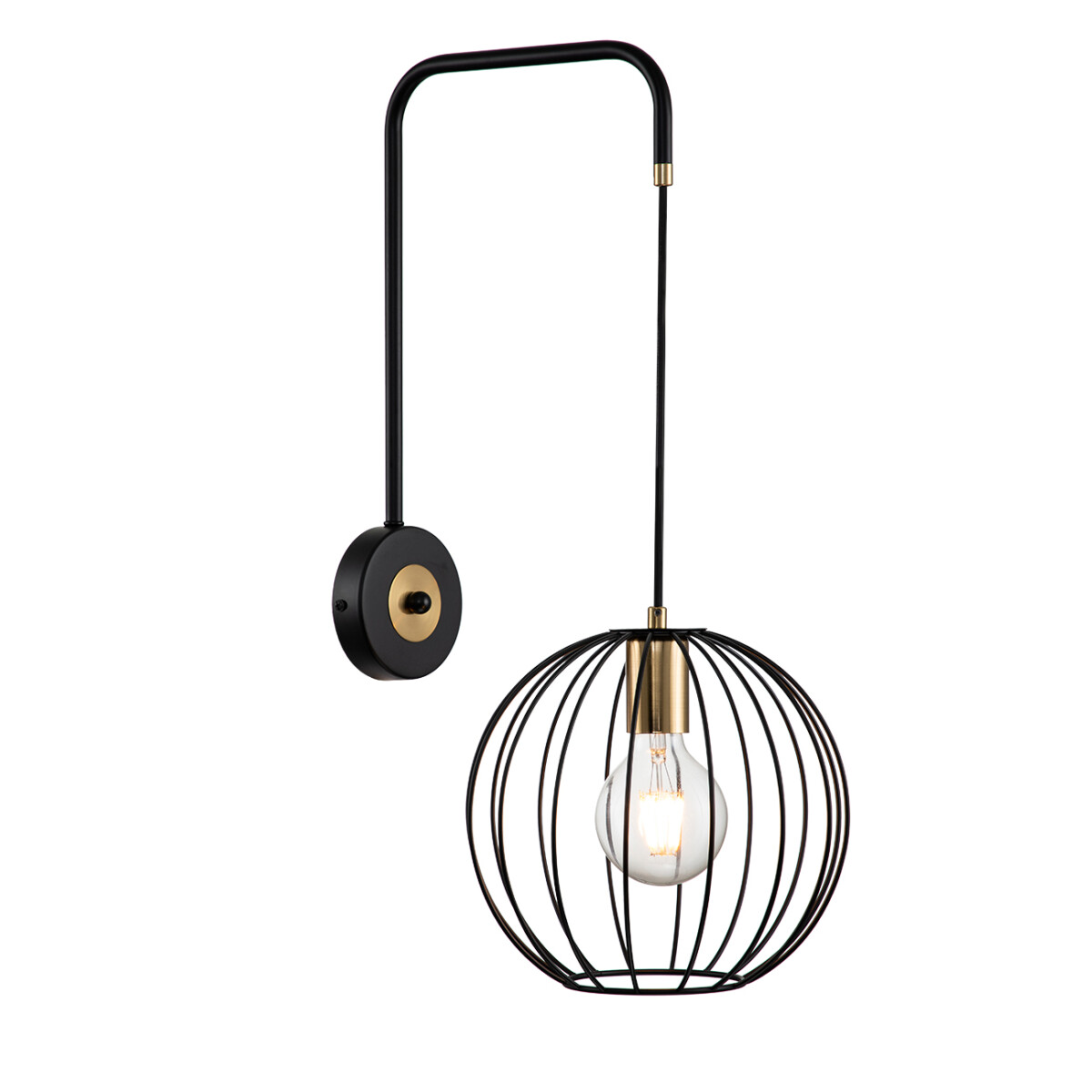 l87270 Escada 10176/1A E27*60W Black/Brass — изображение 1